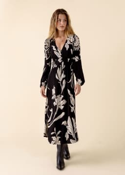 ZUDORA LS DRESS - Black