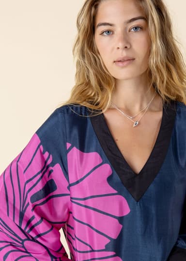 JOLENE Pitkä leveähihainen mekko - Vaaleanpunainen 4 - Indiska