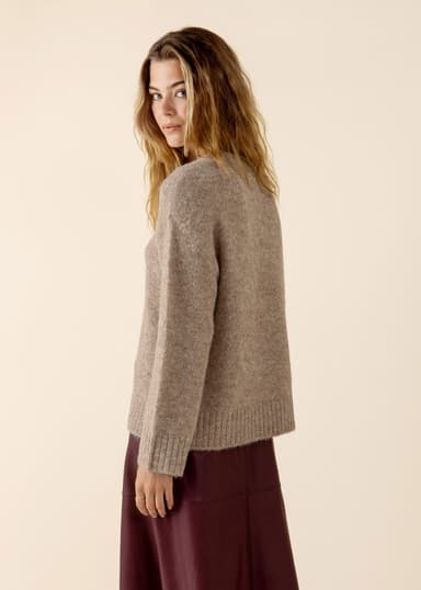 BLAIR Neulepusero - Beige 4 - Indiska