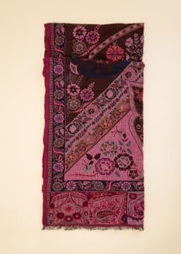 JACQUARD SCARF - PINK