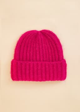 HEART BEANIE - PINK