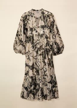NINA LUREX DRESS - Black