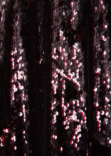 PIPER Vinröd paljettkjol - Röd 6 - Indiska