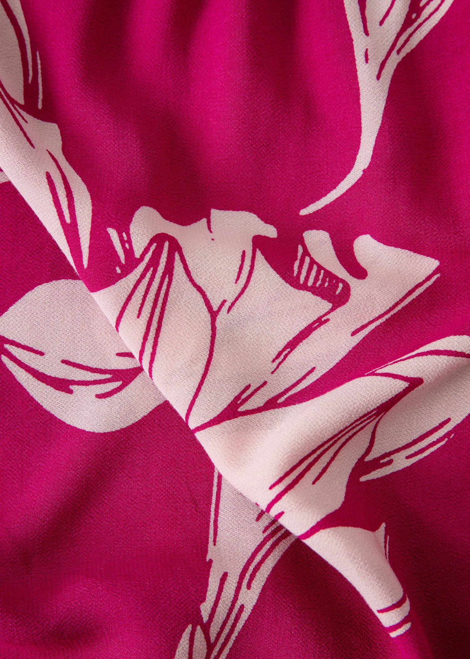DOLLIE Mønstret bluse - Rosa 2 - Indiska