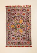 Emb. Carpet 120x180cm - PINK