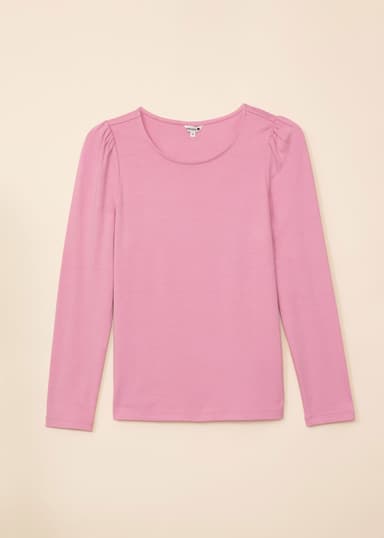 GWEN Langermet jerseytopp - Rosa 1 - Indiska