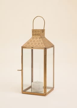 KORA LANTERN L - BRASS