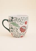 XL MUG - EMB FLOWER RED