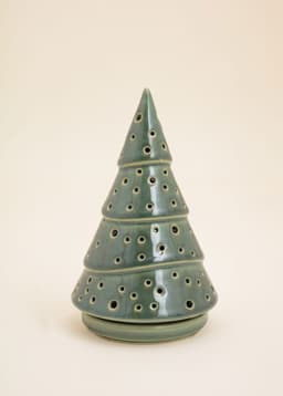 TREE TLIGHT HOLDER S - GREEN