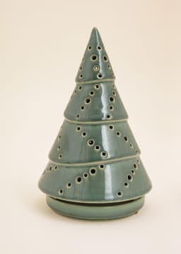 TREE TLIGHT HOLDER - GREEN
