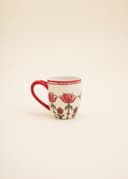 LIRA GLOGG MUG - RED FLOWER