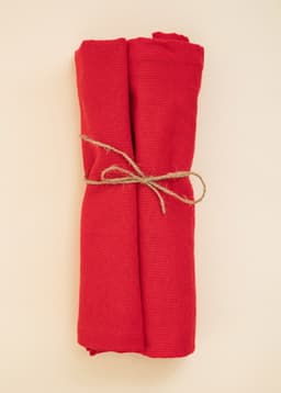 Fia Napkin S/2 - RED