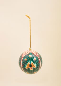 KASHMIR DECO - GREEN PAISLEY
