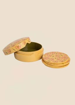 KASHMIR COASTER 4P - YELLOW