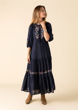JULIETTE DRESS  - NAVY