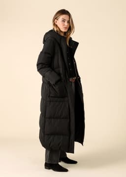 FROST LONG COAT - Black
