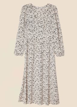ZUDORA LS DRESS - BLACKWHITE