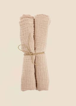 Minni Napkin 2p - GreyPink 