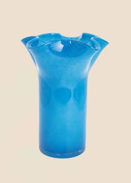 WAVES VASE - BLUE