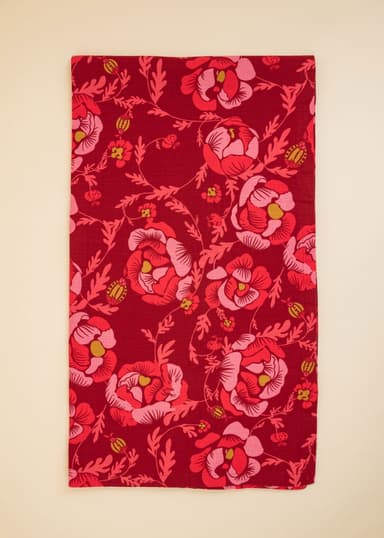 Tara Bordduk i bomull 150x250 cm - Rosa 1 - Indiska