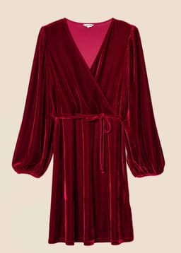 SENJA TUNIC VELOUR - RED