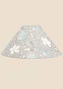VANJA LAMPSHADE - FLORALSWIRLBLUE