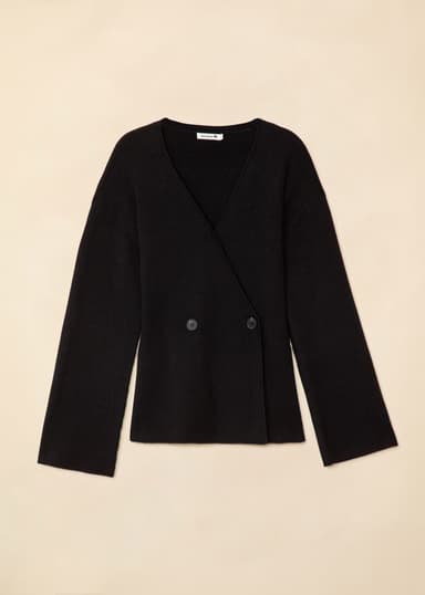 SIA Milanostickad blazer - Svart 1 - Indiska