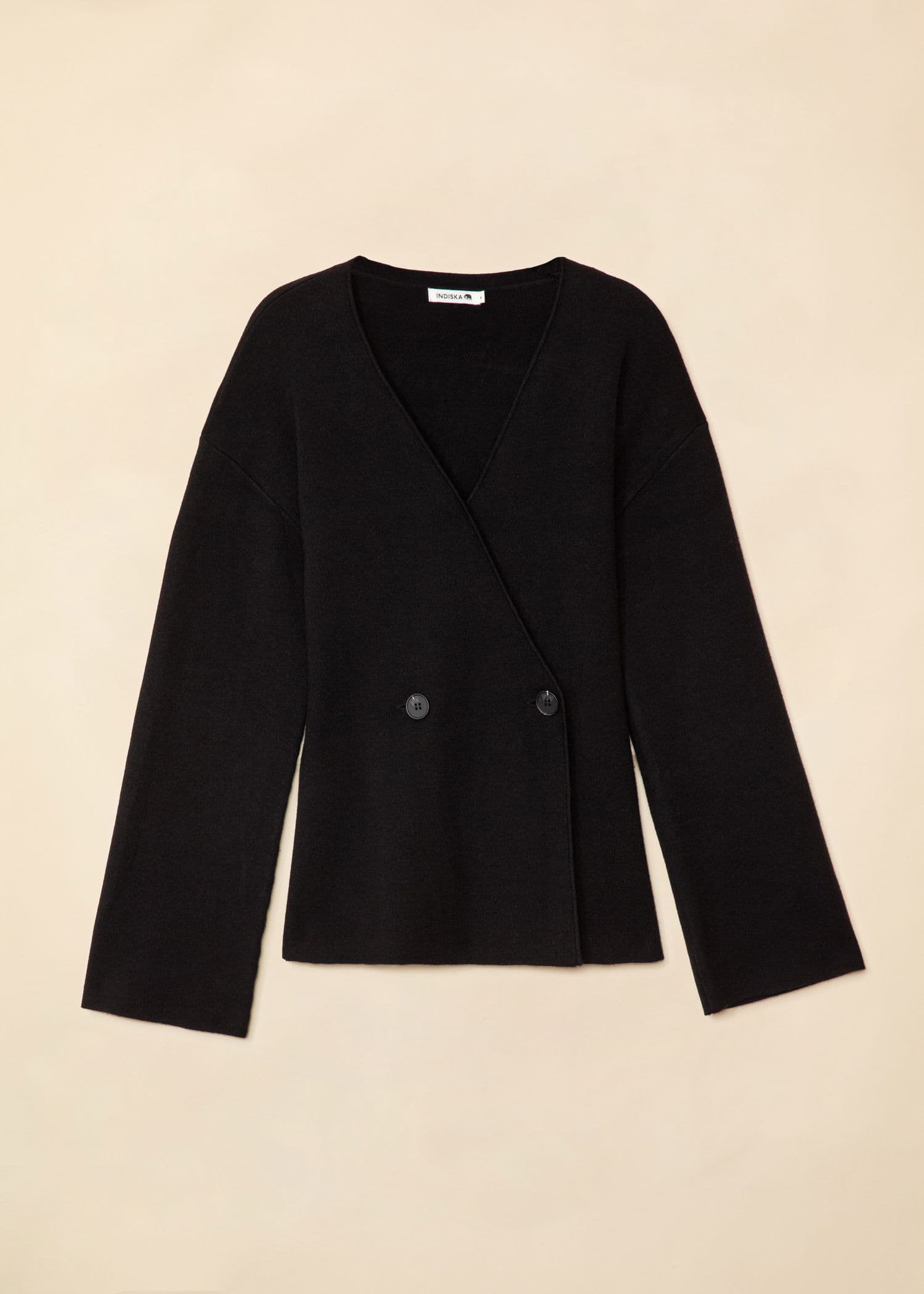 SIA Milanostickad blazer - Svart 1 - Indiska