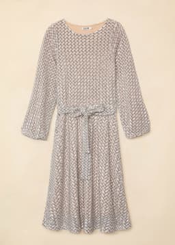 JULIANA SEQUIN DRESS - BEIGE