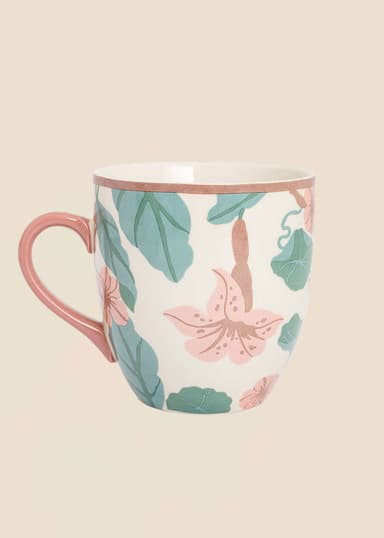 XL XL mugg i stengods - Rosa 1 - Indiska