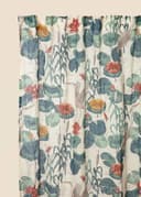 Lin printed Curtain - Nymphaea