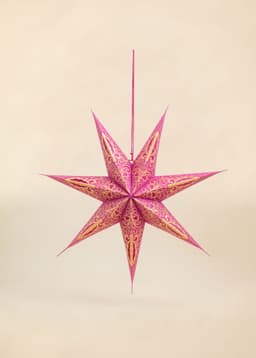 PAISLEY PRINTED STAR S - PINK