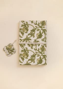 Vira Notebook - POMEGRANATE GREEN
