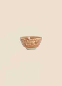 MATHILDA DECO SMALL BOWL - DUSTYPINK