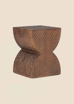 Mia side table - BROWN