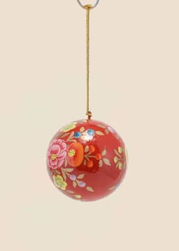 KASHMIR DECO - FLORALRED