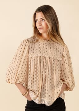 MRIDULA BLOUSE - OFFWHITE