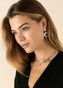 MOONSUN EARRINGS - Silver