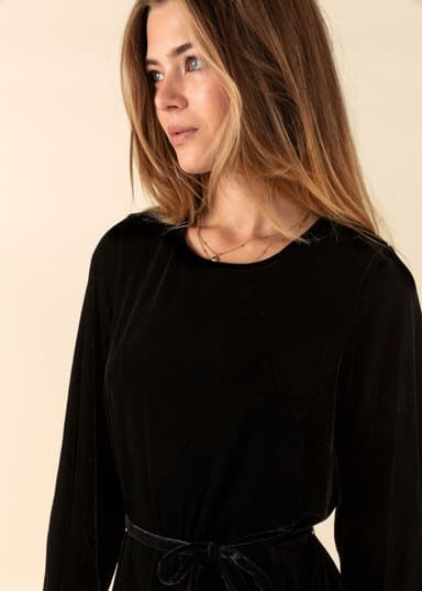 CINDY Lyhyt jerseymekko - Musta 3 - Indiska
