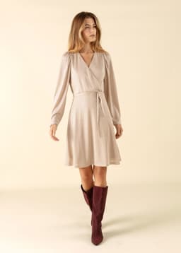 SENJA LUREX DRESS - GOLD