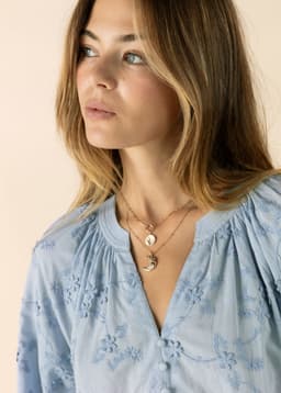 MOON NECKLACE - GOLD