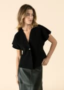 VENDELA CARDIGAN - Black