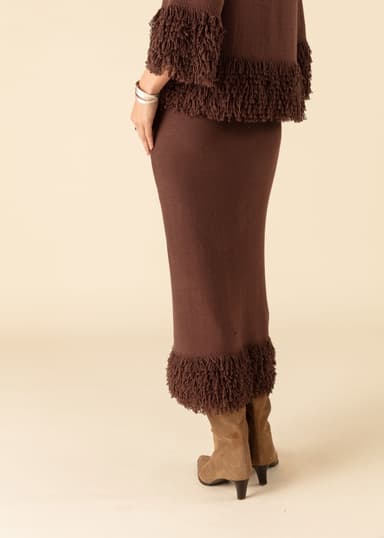 ALMA Hapsullinen neulehame - Ruskea 2 - Indiska