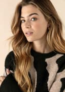JACKIE JACQUARD SWEATER - BEIGE