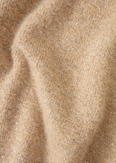 ROMINA Glittrig tröja med rosett - Vit 6 - Indiska