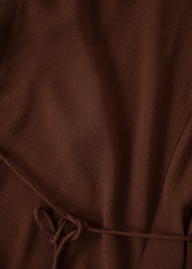 TANYA Brun asymmetrisk kjole - Brun 7 - Indiska