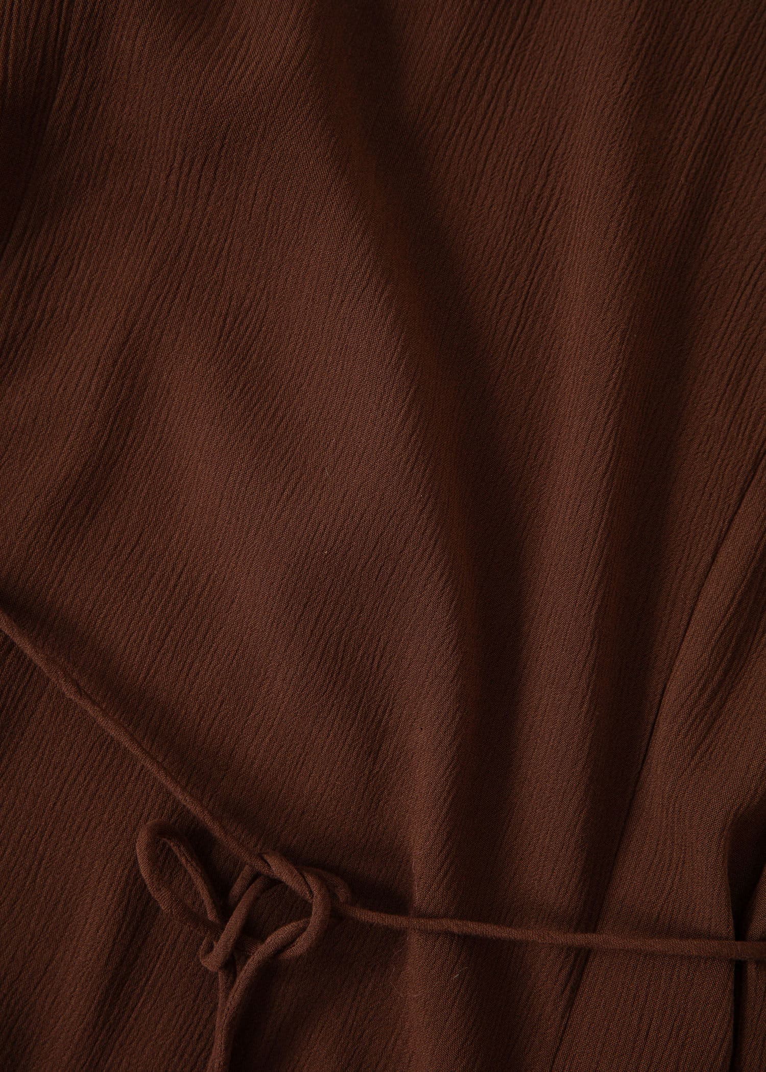 TANYA Brun asymmetrisk kjole - Brun 7 - Indiska