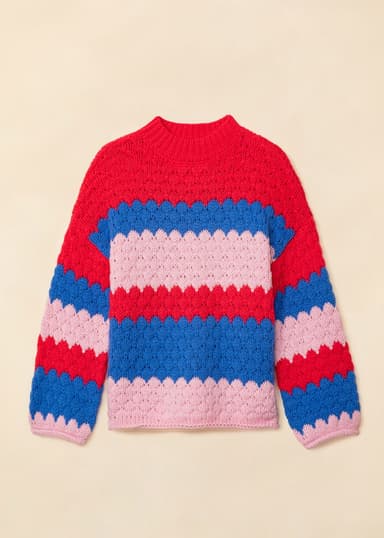 DESIREE Kuvioitu pusero - Sininen 5 - Indiska