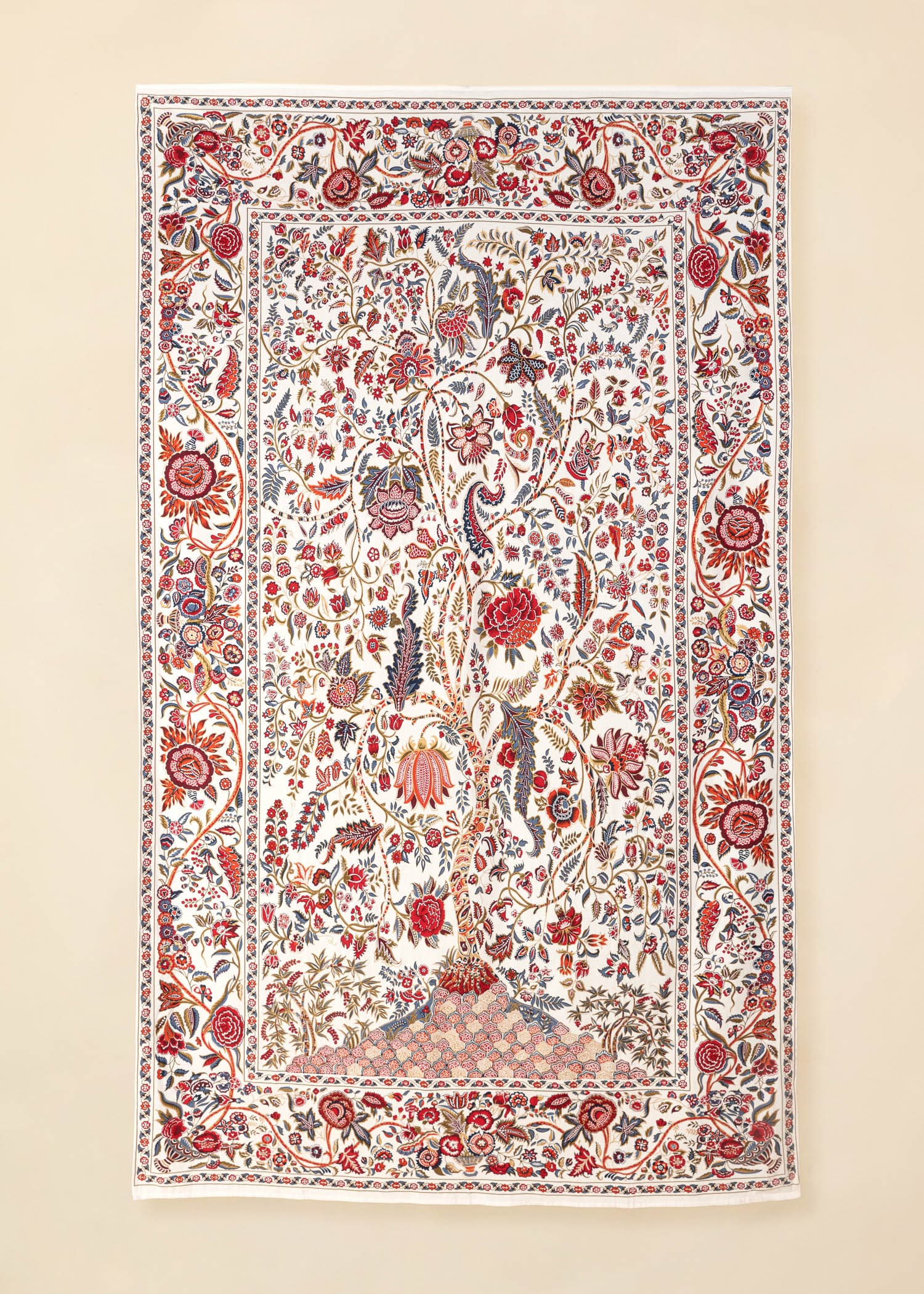 Neha Kukkakuvioinen pöytäliina 150x250 cm - Multi 1 - Indiska