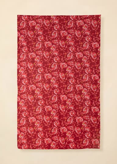 Tara Blommig bordsduk 150x250 cm - Rosa 1 - Indiska